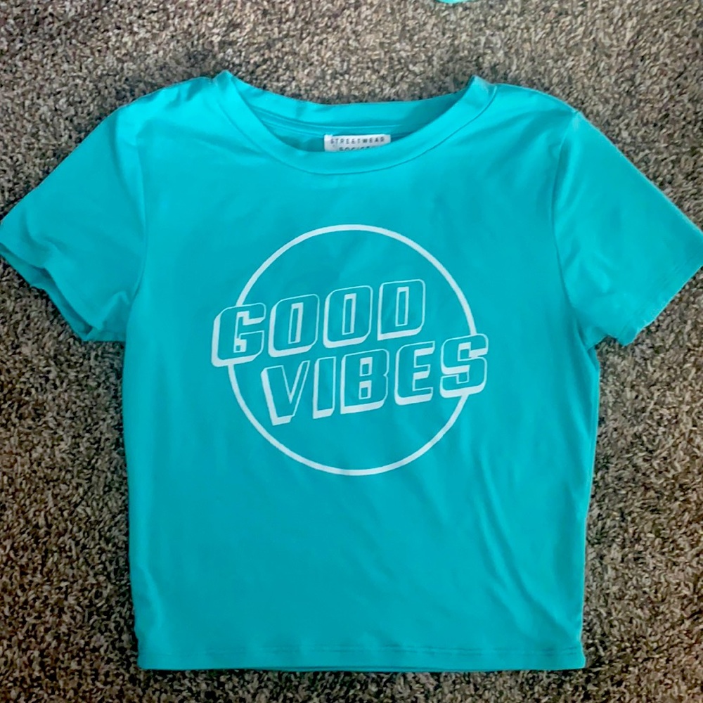Good Vibes Boutique Crop Top